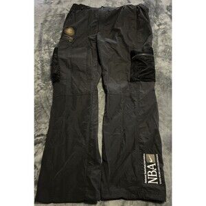 LARGE Nike NBA Team 31  Men's Cargo Pants FD8463-010 BLACK (could Look Blue)
